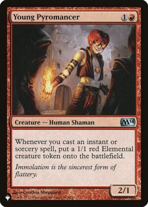 Young Pyromancer<br /><span class="collector-number">Collector No. M14-163</span>