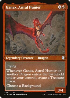Ganax, Astral Hunter - Etched<br /><span class="collector-number">Collector No. 504</span>