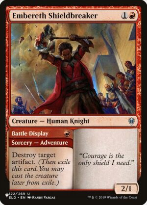 Embereth Shieldbreaker // Battle Display<br /><span class="collector-number">Collector No. ELD-122</span>