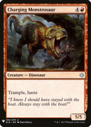 Charging Monstrosaur<br /><span class="collector-number">Collector No. XLN-138</span>