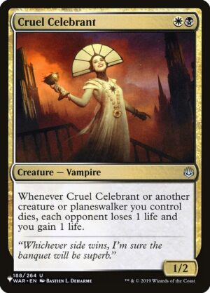 Cruel Celebrant<br /><span class="collector-number">Collector No. WAR-188</span>