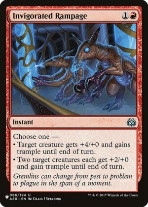 Invigorated Rampage<br /><span class="collector-number">Collector No. AER-86</span>