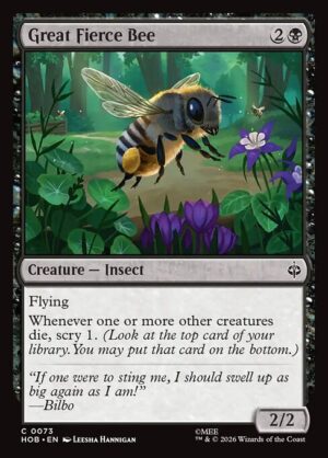 Great Fierce Bee - Foil<br /><span class="collector-number">Collector No. 73</span>