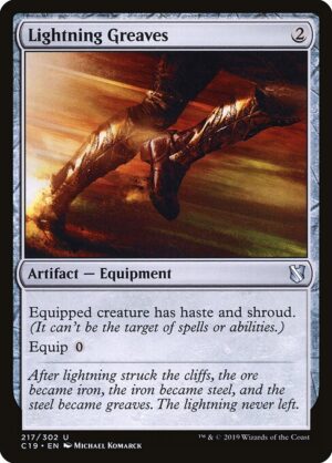 Lightning Greaves<br /><span class="collector-number">Collector No. 217</span>