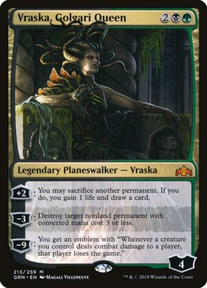 Vraska, Golgari Queen<br /><span class="collector-number">Collector No. 213</span>