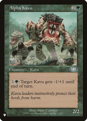 Alpha Kavu<br /><span class="collector-number">Collector No. PLS-77</span>