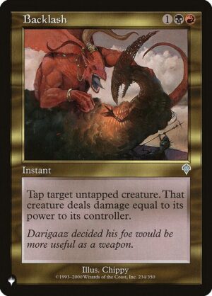 Backlash<br /><span class="collector-number">Collector No. INV-234</span>