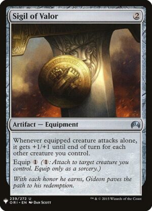 Sigil of Valor<br /><span class="collector-number">Collector No. ORI-239</span>
