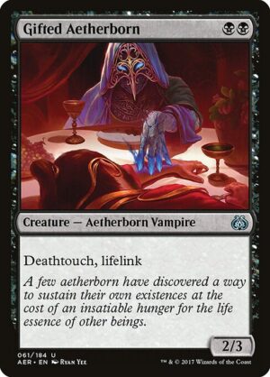 Gifted Aetherborn<br /><span class="collector-number">Collector No. 61</span>