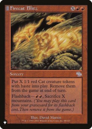 Firecat Blitz<br /><span class="collector-number">Collector No. JUD-88</span>