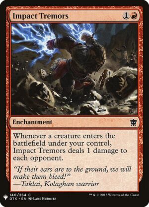 Impact Tremors<br /><span class="collector-number">Collector No. DTK-140</span>
