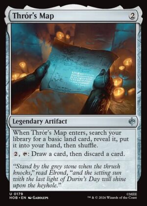 Thrór's Map - Foil<br /><span class="collector-number">Collector No. 179</span>