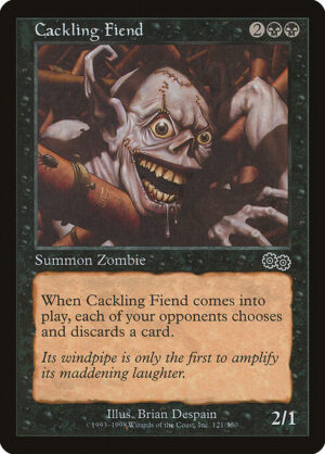 Cackling Fiend<br /><span class="collector-number">Collector No. 121</span>