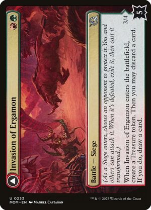 Invasion of Ergamon // Truga Cliffcharger - Foil<br /><span class="collector-number">Collector No. 233</span>