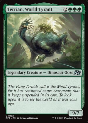 Terrian, World Tyrant - Foil<br /><span class="collector-number">Collector No. 182</span>