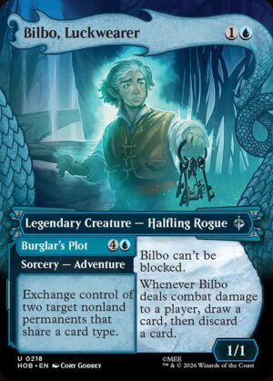 Bilbo, Luckwearer // Burglar's Plot - Foil<br /><span class="collector-number">Collector No. 218</span>