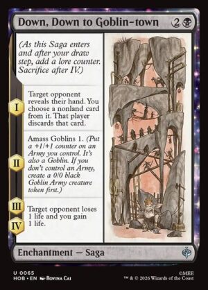 Down, Down to Goblin-town - Foil<br /><span class="collector-number">Collector No. 65</span>