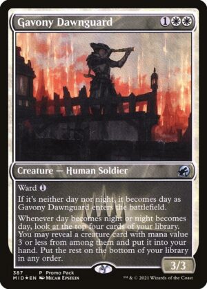 Gavony Dawnguard - Foil<br /><span class="collector-number">Collector No. 387</span>