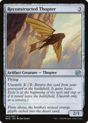 Reconstructed Thopter<br /><span class="collector-number">Collector No. 242</span>