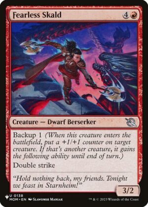 Fearless Skald<br /><span class="collector-number">Collector No. MOM-138</span>