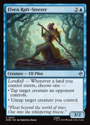Elven Raft-Steerer - Foil<br /><span class="collector-number">Collector No. 37</span>