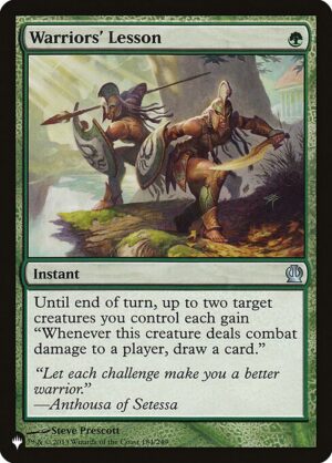 Warriors' Lesson<br /><span class="collector-number">Collector No. THS-184</span>