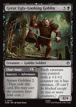 Great Ugly-Looking Goblin // Clap! Snap! - Foil<br /><span class="collector-number">Collector No. 74</span>