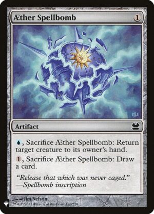 Aether Spellbomb<br /><span class="collector-number">Collector No. MMA-196</span>