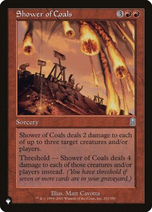 Shower of Coals<br /><span class="collector-number">Collector No. ODY-221</span>