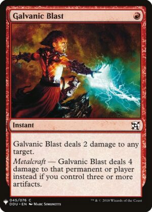 Galvanic Blast<br /><span class="collector-number">Collector No. DDU-45</span>