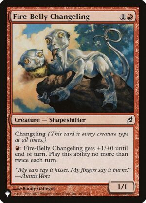 Fire-Belly Changeling<br /><span class="collector-number">Collector No. LRW-164</span>