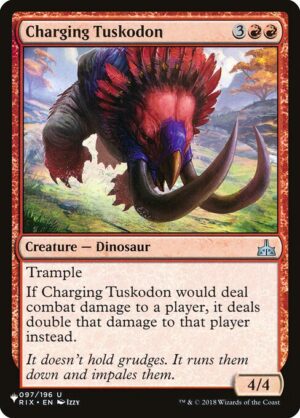 Charging Tuskodon<br /><span class="collector-number">Collector No. RIX-97</span>