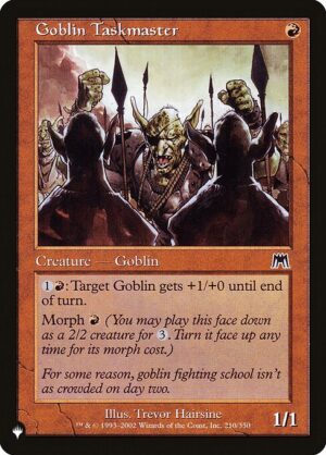 Goblin Taskmaster<br /><span class="collector-number">Collector No. ONS-210</span>