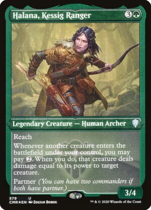 Halana, Kessig Ranger - Etched<br /><span class="collector-number">Collector No. 579</span>