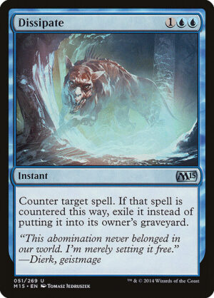 Dissipate<br /><span class="collector-number">Collector No. 51</span>