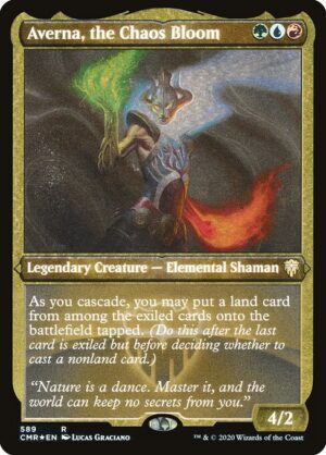 Averna, the Chaos Bloom - Etched<br /><span class="collector-number">Collector No. 589</span>