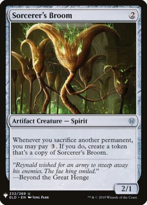 Sorcerer's Broom<br /><span class="collector-number">Collector No. ELD-232</span>
