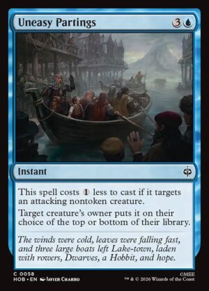 Uneasy Partings - Foil<br /><span class="collector-number">Collector No. 58</span>