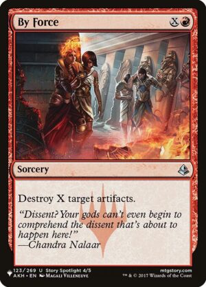 By Force<br /><span class="collector-number">Collector No. AKH-123</span>