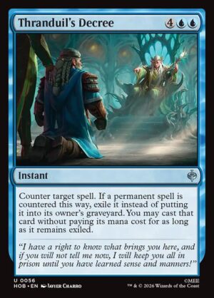 Thranduil's Decree - Foil<br /><span class="collector-number">Collector No. 56</span>