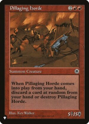 Pillaging Horde<br /><span class="collector-number">Collector No. POR-142</span>