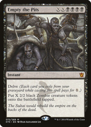 Empty the Pits<br /><span class="collector-number">Collector No. 72</span>