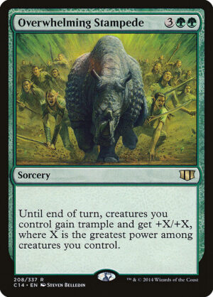 Overwhelming Stampede<br /><span class="collector-number">Collector No. 208</span>