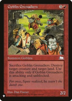 Goblin Grenadiers<br /><span class="collector-number">Collector No. WTH-104</span>