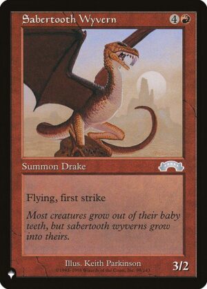 Sabertooth Wyvern<br /><span class="collector-number">Collector No. EXO-99</span>