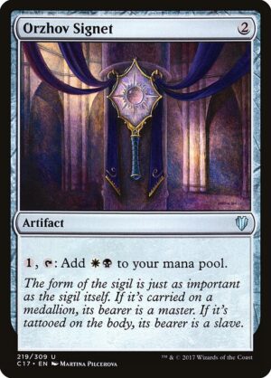 Orzhov Signet<br /><span class="collector-number">Collector No. 219</span>