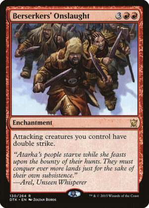 Berserkers' Onslaught - Foil<br /><span class="collector-number">Collector No. 130</span>