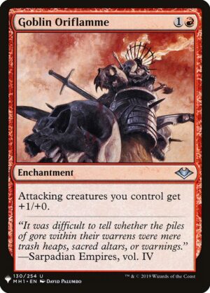 Goblin Oriflamme<br /><span class="collector-number">Collector No. MH1-130</span>