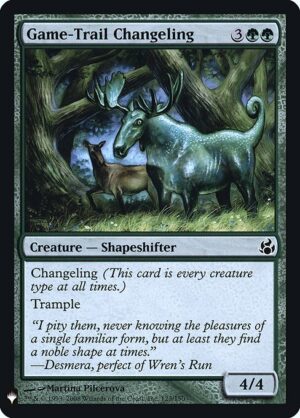 Game-Trail Changeling - Foil<br /><span class="collector-number">Collector No. MOR-123</span>