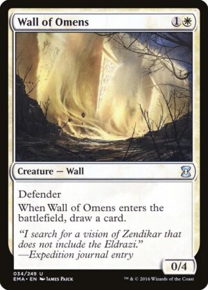 Wall of Omens<br /><span class="collector-number">Collector No. 34</span>